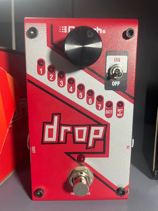 DigiTech Drop Compact Polyphonic Pitch-Shifter 2010s - Red image 1
