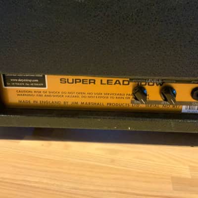 Marshall Super Lead 100W - Reissue 1994 - SKRYDSTRUP R&D MODDED 1994 - Black image 5