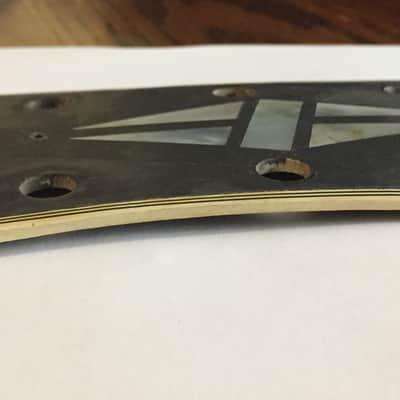 Gibson Les Paul Custom headstock overlay, vintage, 1970's 1970's Black image 6
