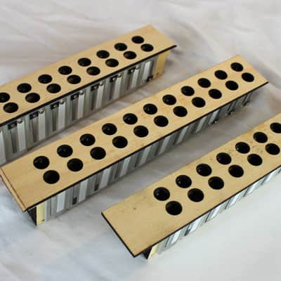 NEW Accordion Part - Replacement Treble Reed Blocks 2x31 Reeds on 3 Blocks EAD (Mi) fits Hohner Corona II, C-II, Compadre, Panther image 2