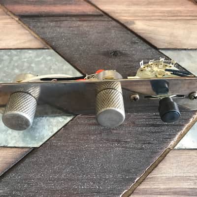 Real Life Relics Aged Nickel Telecaster® Control Plate with Knobs (Pre-Wired Harness)    [BA7]