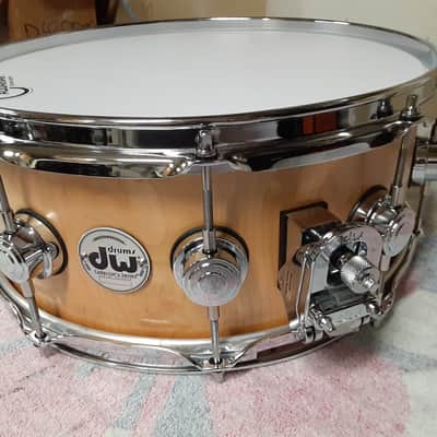 DW Collector's Maple VLT 14"x6" 10 lug snare - Natural Maple image 2