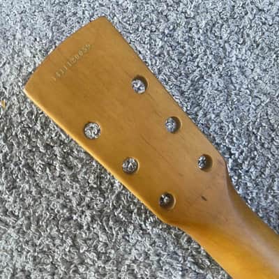 Resonator Dobro Guitar, Tiger Maple Top Body, Rosewood Fingerboard Neck image 11
