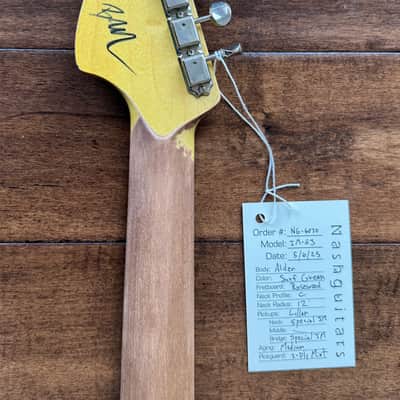 Nash Guitars Model JM-63 Surf Green Lollar Pickups Rosewood Neck NG6070 image 14