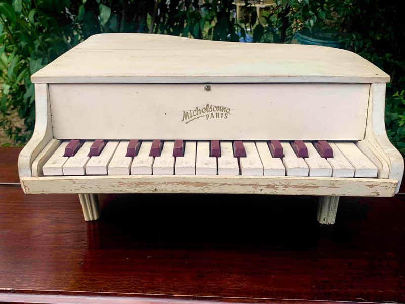 Toy piano Michelsonne Paris 25 keys 1970 chromatic image 1