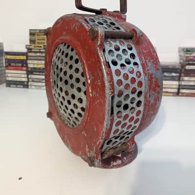 Vintage Mechanical Hand-Crank Air Raid Siren – 1960s Industrial Sound Effect / Prop – WWII Style image 4