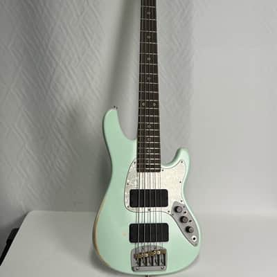 Woodcraft Ampmaster 5 String Medium scale 32" Electric Bass Guitar Relic image 1
