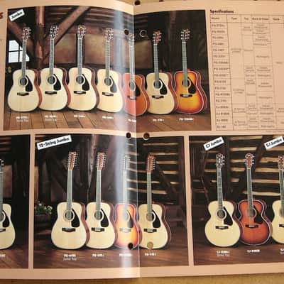 Yamaha Acoustic Guitar Catalogs 70s image 4