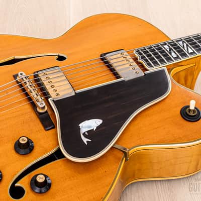1969 Gibson Super 400 CES Vintage Archtop Electric Guitar Natural w/ T Tops & 1950s Lifton Case image 8