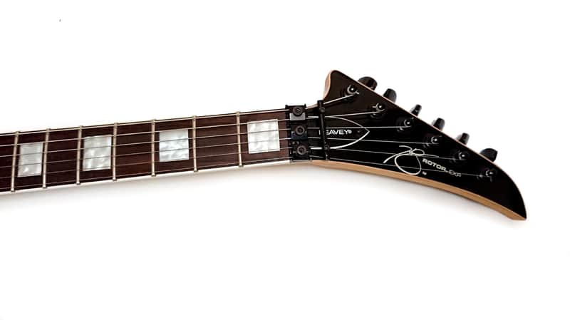 PEAVEY ROTOR EXP Floyd Rose in Candy Apple Red + Explorer Padded