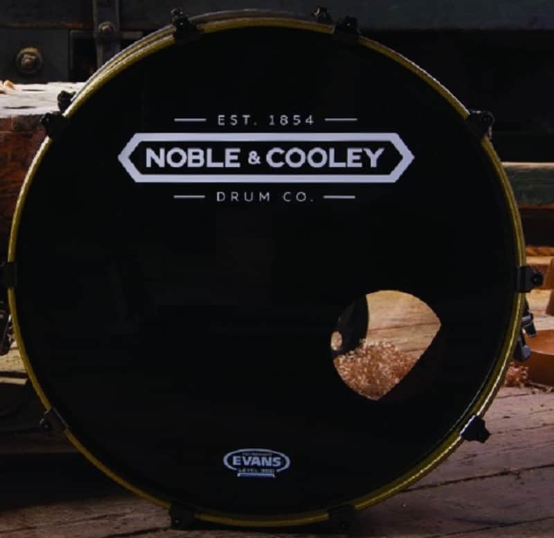 Noble & Cooley *Pre-Order* Horizon Series 14x22" Gold Sparkle Bass Kick Drum w/Black Hardware | Made in the USA | Special Order | Authorized Dealer image 1