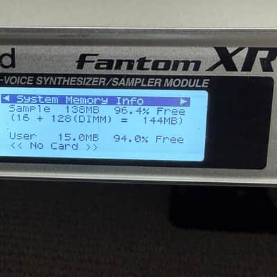 Roland Fantom-XR V2.02 New Display Installed 128DIMM image 5