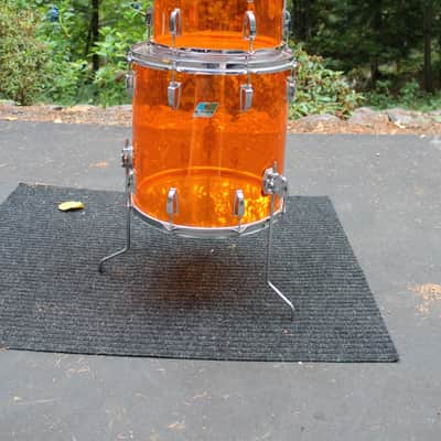 Ludwig Vistalite Toms 70's Amber image 16