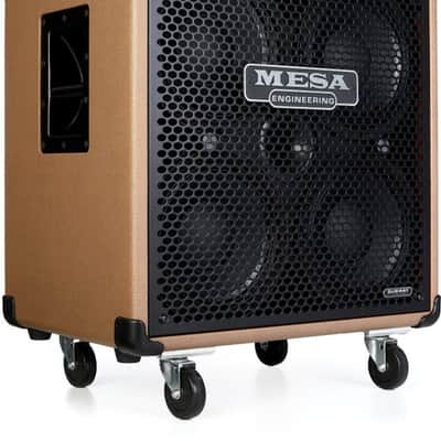 Mesa/Boogie Subway 4 x 10-inch 1200-watt 4-ohm Bass Cabinet - Cocoa Bronco with Black Metal Grille image 2