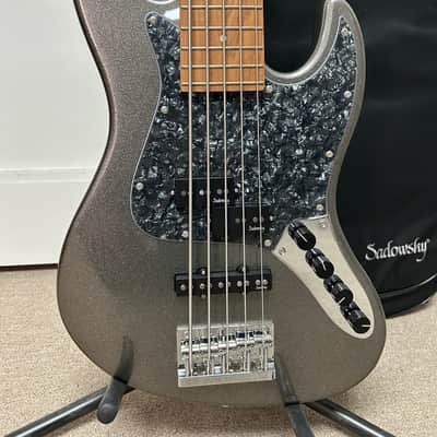 Sadowsky MetroExpress Hybrid P/J 5 String Bass w/Maple Fingerboard - Silver Metallic image 2