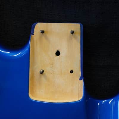 ESP/Japan J-5 Alder Bass Body w/ Pickups - Metallic Blue image 4