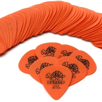 Dunlop Tortex Standard Guitar Picks - .60mm  Orange  72-pack image 1
