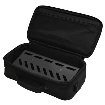 Gator Cases GPB-LAK-1 Small Black Aluminum Guitar Bass Pedal Board w/ Carry Bag image 8