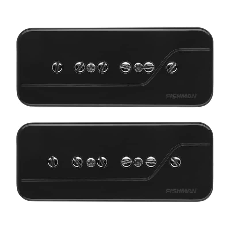 Fishman Fluence P90 Classic Pickup Set Black image 1