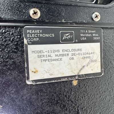 Peavey 112HS Monitor Speaker with Monitor Level Attenuator image 5