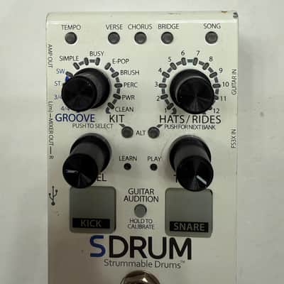 Digitech SDrum Strummable Drums Guitar Effect Pedal + Power Supply image 2