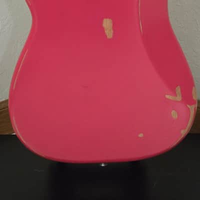 2016 Fender Road Worn '50s Precision Bass - Fiesta Red image 8