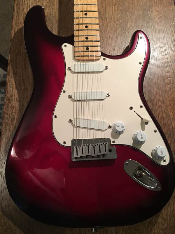 Fender Strat Plus Deluxe 1991 Crimson Frost image 1