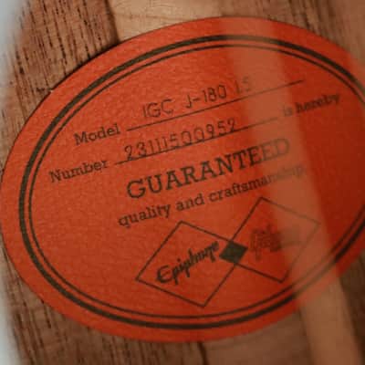 USED Epiphone J-180 LS (952) image 7