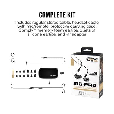 MEE audio M6 PRO 2nd Generation Universal-Fit Noise-Isolating Musicians’ in-Ear Monitors S image 9
