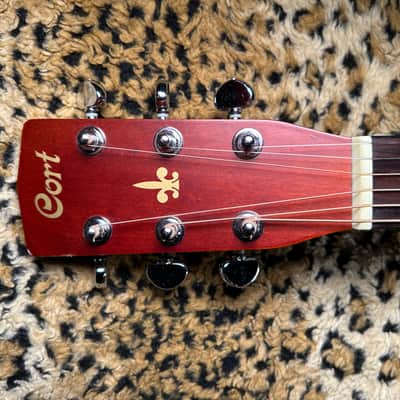 Cort Earth 100 NAT Solid Sitka Spruce/Mahogany Dreadnought 2010s - Natural Glossy image 20