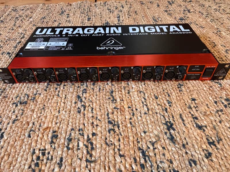 Behringer Ultragain Digital ADA8200 8-Channel Mic Preamp with AD
