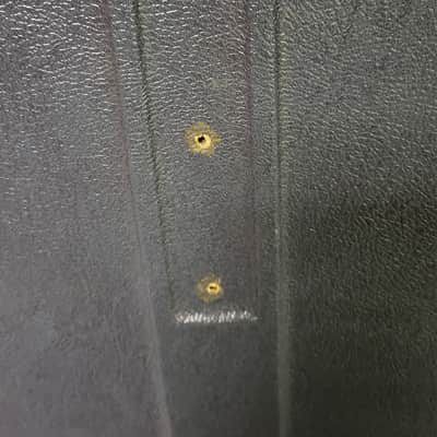 Vintage RARE 1971 Martin "Steal Me" Hard Shell Acoustic Guitar Case 16 Inch Blue Original Case Key image 2