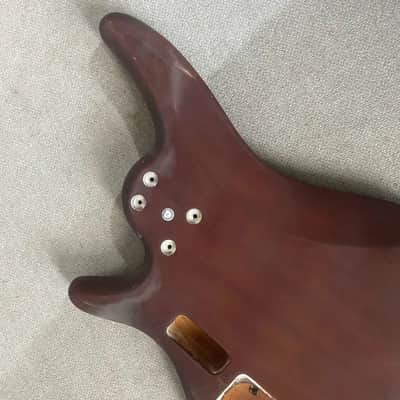 Red HH 6 String Bass Body DIY Project image 9