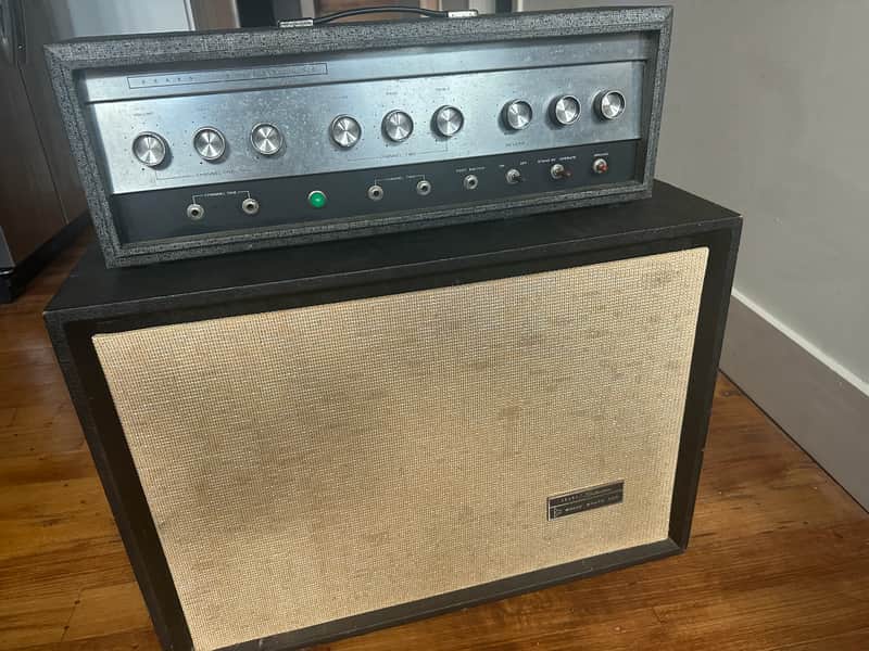 Silvertone 1484 Head W/2x12 Cab Fender Speakers 1960’s image 1