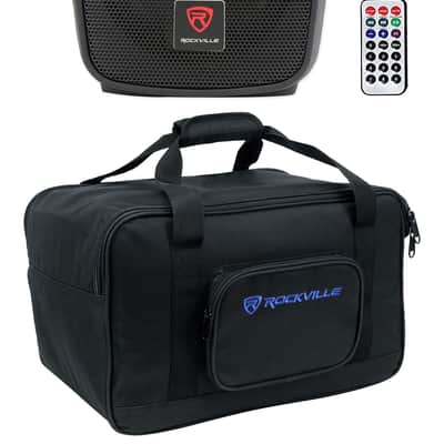 Rockville BPA8 8" Powered 300w DJ PA Speaker w Bluetooth+Carry Bag image 1