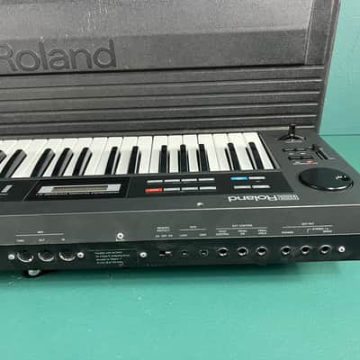Roland Alpha Juno-1 49-Key Programmable Polyphonic Synthesizer 1985 - 1988 - Black image 12