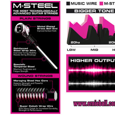 Super Slinky M-Steel Electric Guitar Strings 9-42 Gauge Maraging-Stl Hex-Core Super Cobalt Alloy Wound Set Ultra High-OP/Fatigue-Resistant image 3