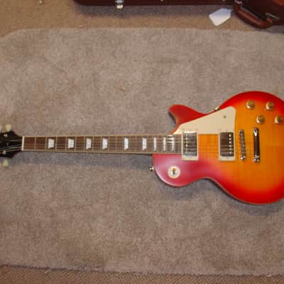 Epiphone (IBG) Les Paul Standard Cherry Burst with Case image 2