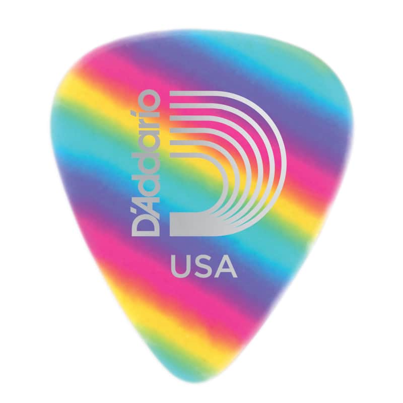 D'Addario 1CRB4-10 Celluloid Guitar Picks  - Medium  (10-Pack) image 1