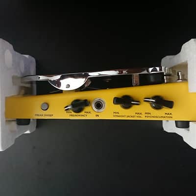 Boxed, As New - Snarling Dogs Mold Spore Wah Ring Modulator 1990s Wha - Yellow image 5