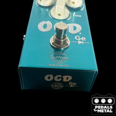 Fulltone Custom Shop OCD-GE Germanium Overdrive 2019 - Tahitian Teal - X17628 image 3