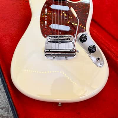 MIJ Fender MG66 Mustang 1995 - Olympic white original vintage fujigen Japan image 3