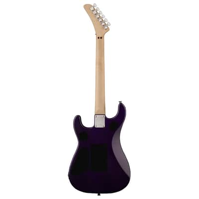 Used EVH 5150 Series Deluxe QM Electric Guitar - Purple Daze w/ Ebony FB image 8