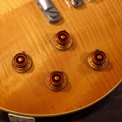 1985 Greco Les Paul Rock Spirits Standard - Honey Burst - Stunning Flame Top image 10
