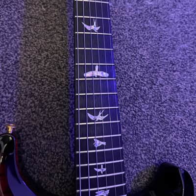 PRS Custom 24 Top Ten Fire Smoke Burst 2024 - Mint Condition image 4