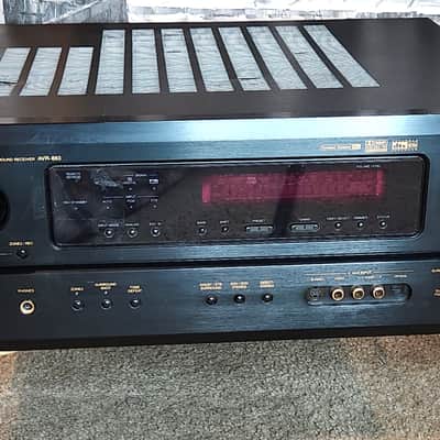 Denon Denon AVR-883 discrete 6-channel A/V receiver 90s - Black image 3