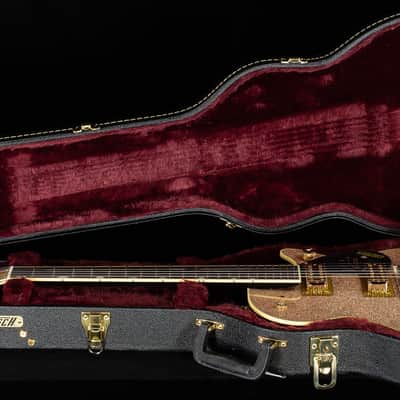 Gretsch G6134TG-LTD Limited Edition Penguin With String-Thru Bigsby Champagne Sparkle (332) image 8