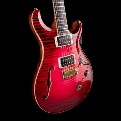 PRS Private Stock Custom 24 Semi-Hollow Piezo Blood Red Glow With Case image 6