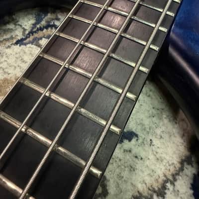 Marleaux Consat Custom 4 2014 - Quilted Maple Top - Trans Blue Hi-end Bass Guitar image 7