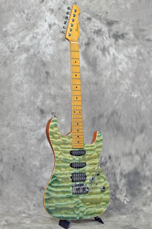 Keipro Guitar Works KS Deluxe Quilted Maple Top SSH Maple | Reverb